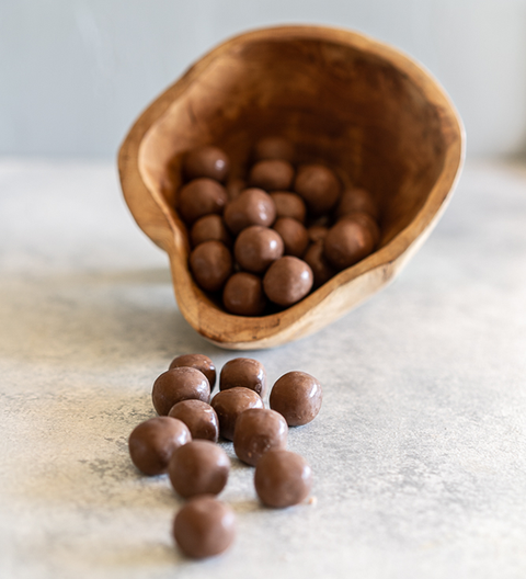 Coco bañado en chocolate negro